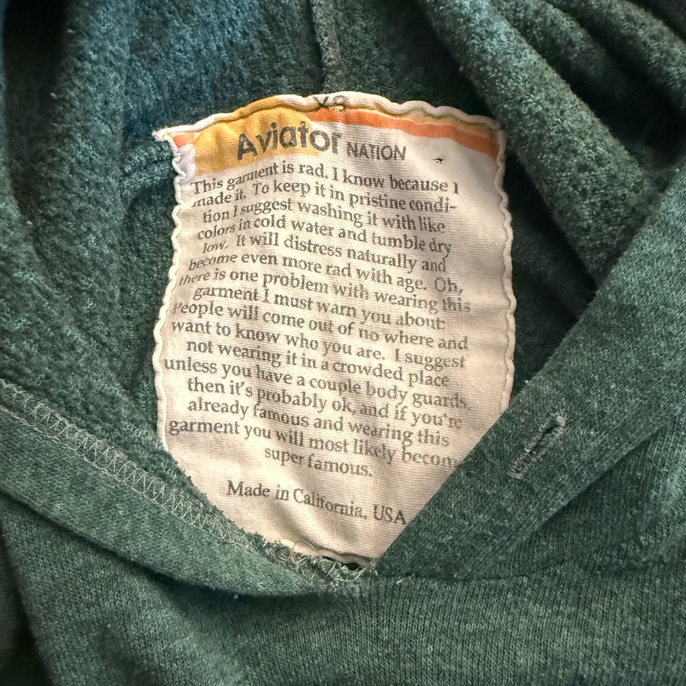 Aviator Nation Sweatshirt Hoodie - Picture 4 of 5